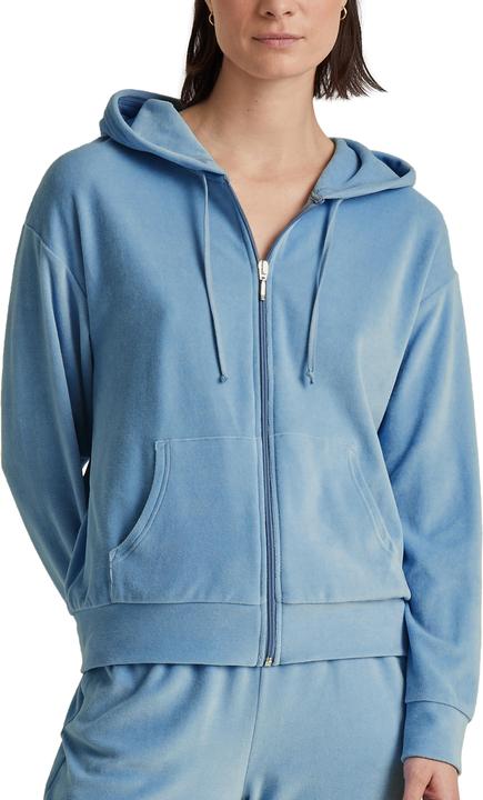 Immagine prodotto Calida Giacca in felpa loungewear "Lounge Velours" blu chiaro (38)