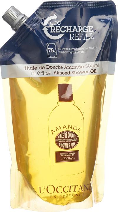 L'Occitane Mandel Duschöl Nachfüllpackung (500 ml)