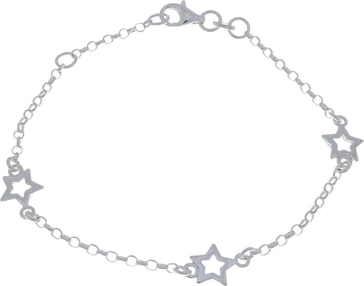 Actual product image Luxxos Set of 3 Star - Necklace Earrings and Bracelet 925 Sterling Silver (925 Sterling silver)