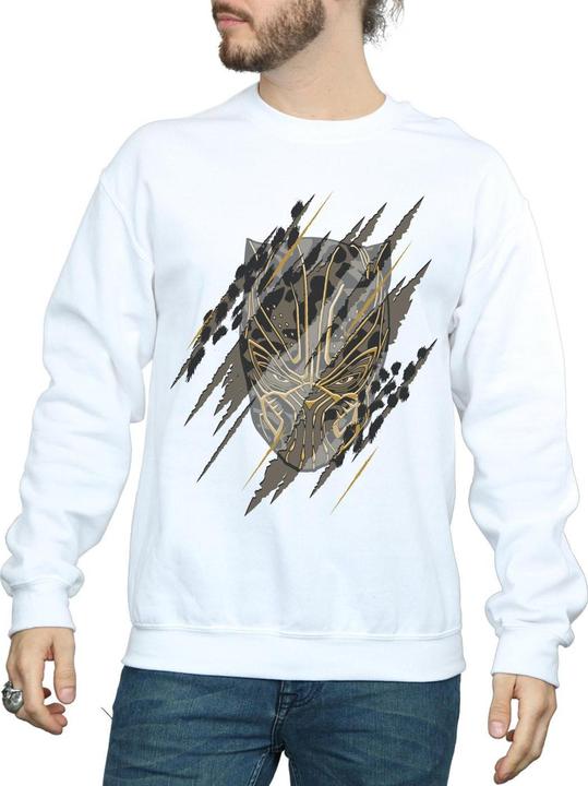 Immagine prodotto Felpa uomo Black Panther Gold Head in cotone (M)