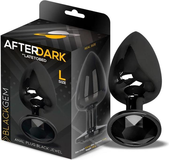 Actual product image AfterDark Fantasies Butt Plug "BLACKGEM" Large