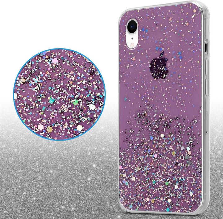 Image du produit Cadorabo Couverture TPU paillettes scintillantes (Apple iPhone XR)