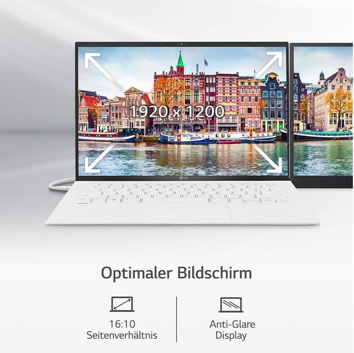 Produktbild LG Gram 14 (14", Intel Core i5-1240P, 16 GB, 512 GB, DE)