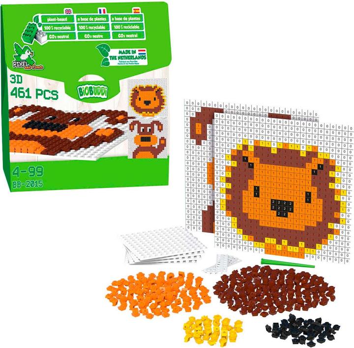 Image du produit Biobuddi Pixels lion / chien