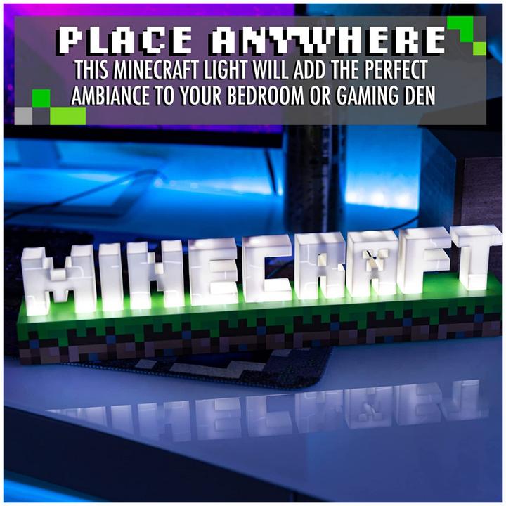 Actual product image Paladone Products Minecraft Logo