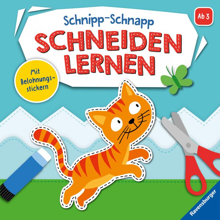 Produktbild Ravensburger Schnipp-Schnapp Schneiden lernen - Schneiden und Kleben ab 3 Jahren - Block mit (Deutsch, Rina Gregor, Anke Fröhlich, 2022)