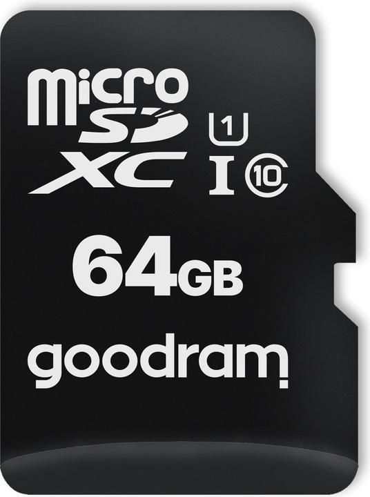 Image du produit Goodram All in one M1A4-0640R12 carte mémoire 64 Go MicroSDXC Class 10 UHS-I+ The - Extend (64 Go, microSDXC, U1, UHS-I)