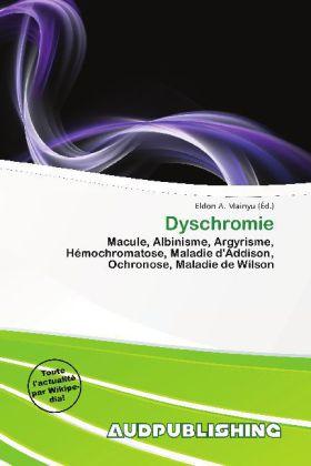 Produktbild Dyschromie (Eldon A. Mainyu, 2011)