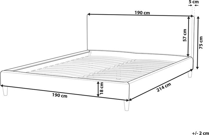 Actual product image Beliani Fitou (180 x 200 cm)