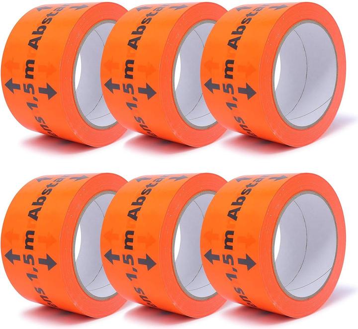 Actual product image GWS Hinweis Klebeband - Abstand halten (60 mm)
