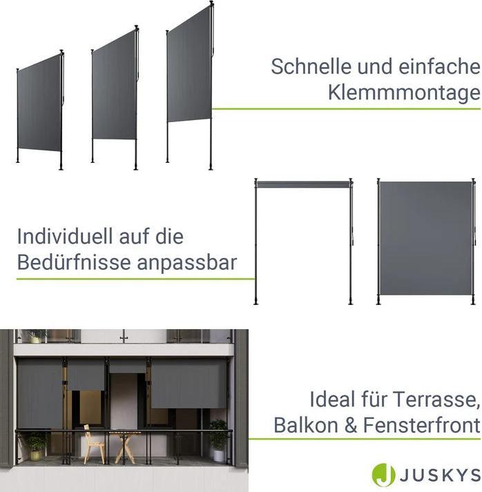 Produktbild Juskys Senkrechtmarkise Barbados (1.50 m)