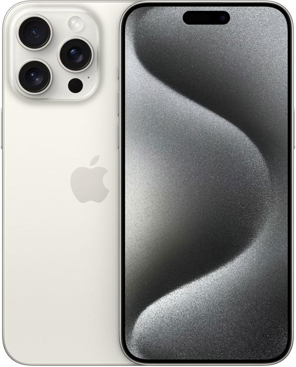 Apple iPhone 15 Pro Max (512 GB, White Titanium, 6.70", SIM + eSIM, 48 Mpx, 5G)