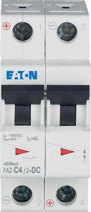 Actual product image Eaton miniature circuit breaker FAZ-C4