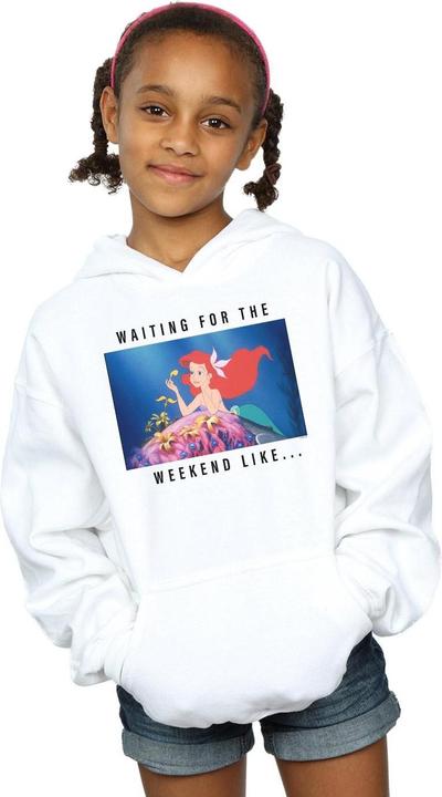Actual product image Disney Princess Girls Ariel Waiting For The Weekend Hoodie (152, 158)