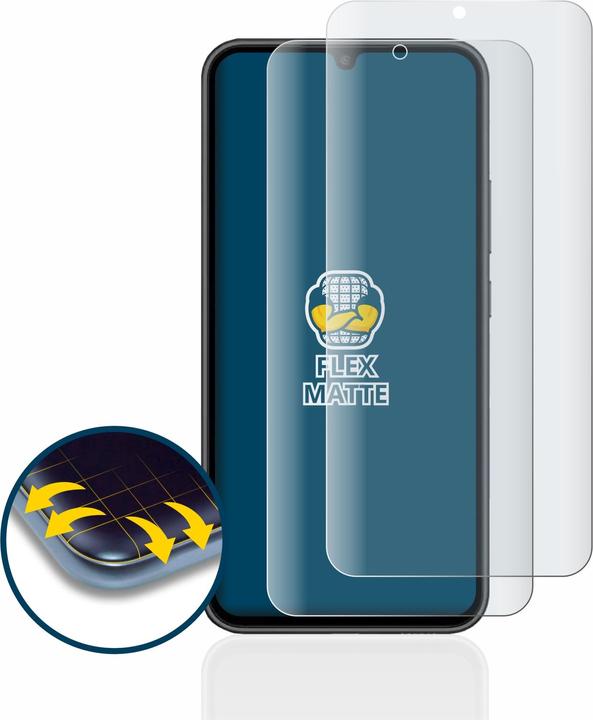 Actual product image BROTECT Full-Cover Protector Matte (2 Piece, Samsung Galaxy A34 5G)