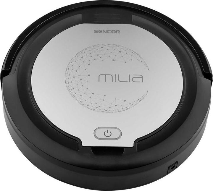 Actual product image Sencor SRV 1000SL robot vacuum 0.2 L Bagless Black, Silver (Vacuum mopping robot)