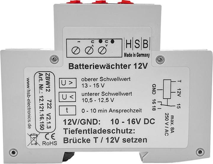 Offgridtec Monitoraggio della tensione 12V