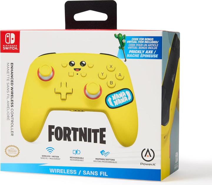 Actual product image PowerA Enhanced Wireless Controller Fortnite Peely (Switch, Switch Lite, Switch OLED)