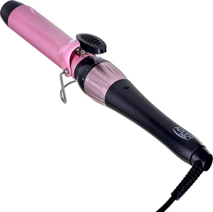 Adler AD 2118 Curling iron, Black/Pink (32 mm)