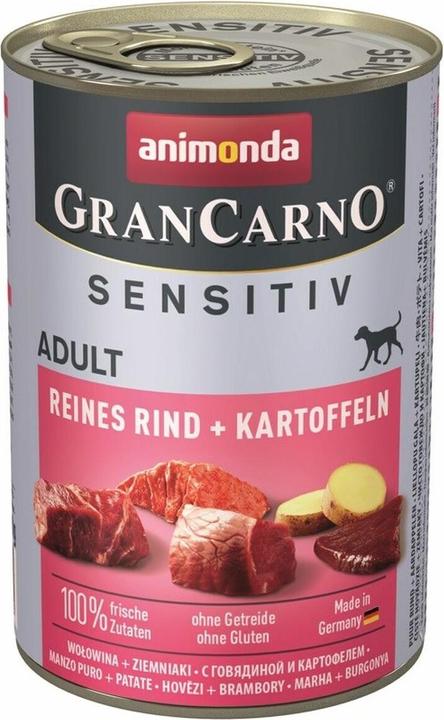 Actual product image animonda GranCarno ADULT Sensitive Beef+Cart. 400g (Senior, 6 pcs., 400 g)