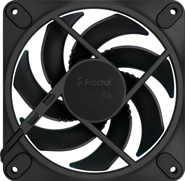 Image du produit Fractal D. Momentum 12 RGB 3-pack Black (120 mm)
