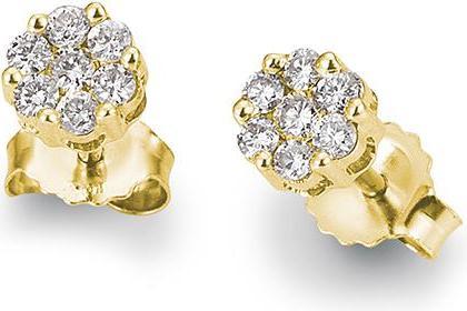 Image du produit Breuning BIJOUX DE L'OREILLE - BRILLE. 0,15 Ct. H/si (Or 750/18 K)