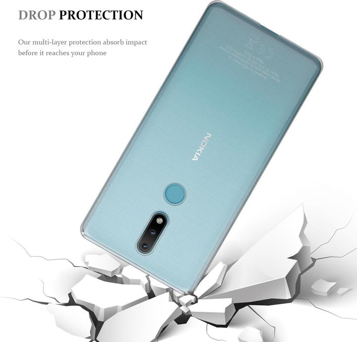 Actual product image Cadorabo TPU Ultra Slim AIR Cover (Nokia 2.4)