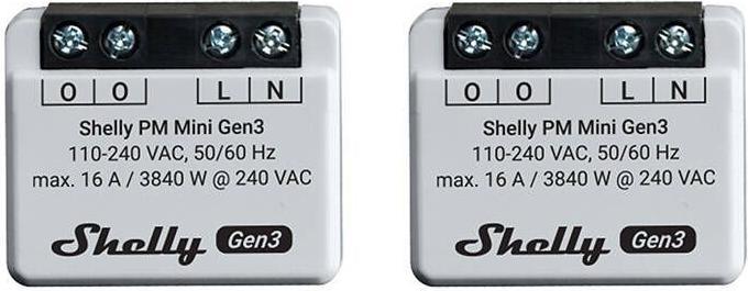 Image du produit Shelly PM Mini Gen3 x2