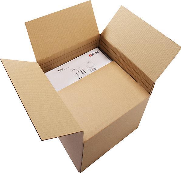 Image du produit Terra Caisse pliante en carton ondulé, neutralité CO, L x l x h 250 x 200 x 140 mm (A5, 1 x)