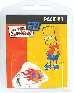 Actual product image Grover Allman GA Picks The Simpsons 5 Pack #1 (5 x, 0.80 mm)