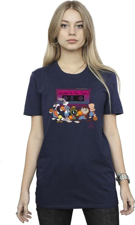 Immagine prodotto Space Jam Team Cassette Maglietta Ampia Donna (L)