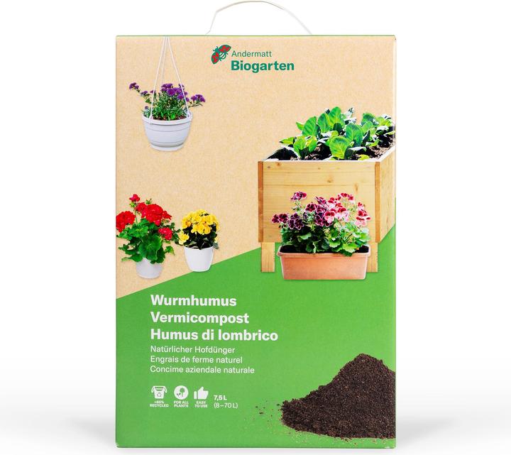 Produktbild Andermatt Biogarten Wurmhumus (4.20 kg, 0.90 l)