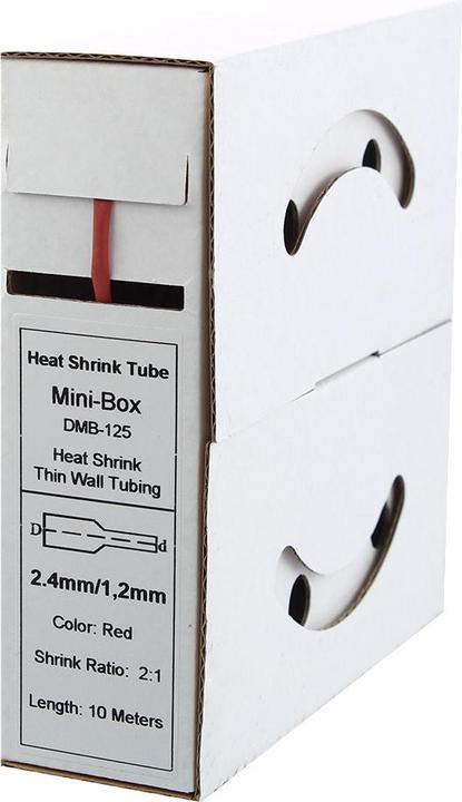 Offgridtec 10m heat shrink tubing 2,4mm>1,2mm red (1 x)