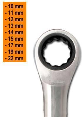 Immagine prodotto Toya Chiave a cricchetto CrV da 13 mm (10 mm)