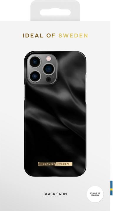 Produktbild iDeal Of Sweden Designer Hard-Cover Black Satin (Apple iPhone 13 Pro Max)