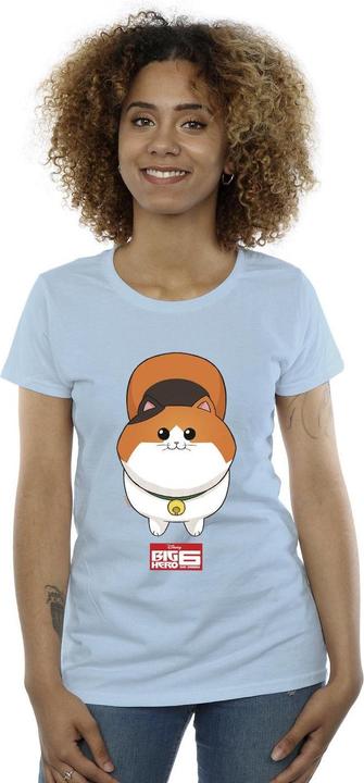 Immagine prodotto Disney Big Hero 6 Baymax Kitten Face Maglietta Donna (L)