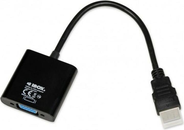 iBox IAHV01 Videokabel-Adapter HDMI Typ A (Standard) VGA (D-Sub) (HDMI, VGA, 2.50 cm)