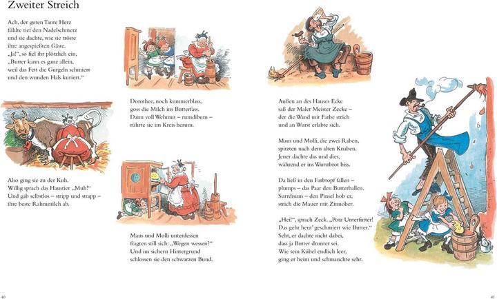 Image du produit Max und Moritz und andere Geschichten in sieben Streichen (Allemand, William Bush, 2021)