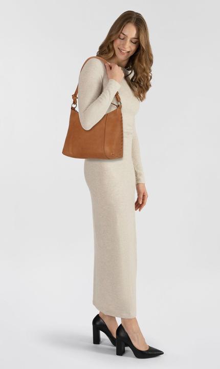 Actual product image Cowboysbag Hobo Silvana Schultertasche Leder 28 cm