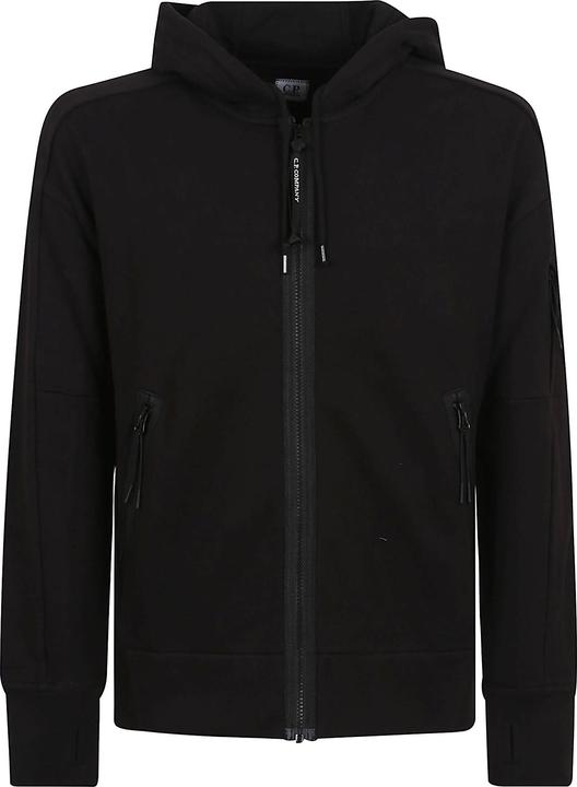 Produktbild C.P. Company Diagonal Raised Fleece Full Zip Hooded Sweatshirts (M)