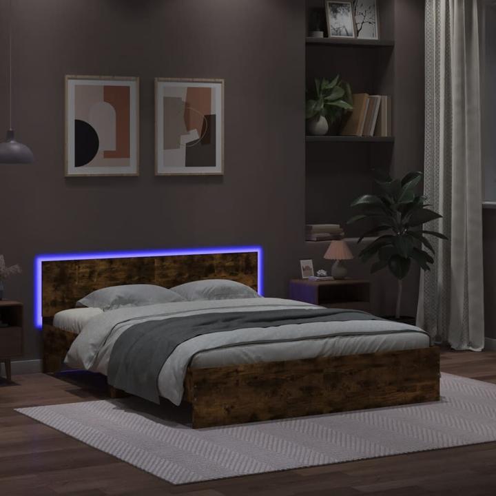 Immagine prodotto VidaXL Struttura letto con testiera e illuminazione a LED (160 x 200 cm)