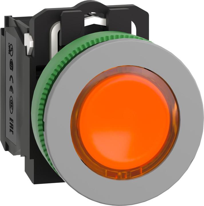 Image du produit Schneider Electric Bouton-poussoir lumineux complet Flushst or 30mm 230V IP69K