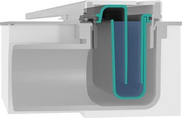 hansgrohe Corps de base uBox universal pour caniveaux de douche Corps d'avaloir, plat (343 mm)