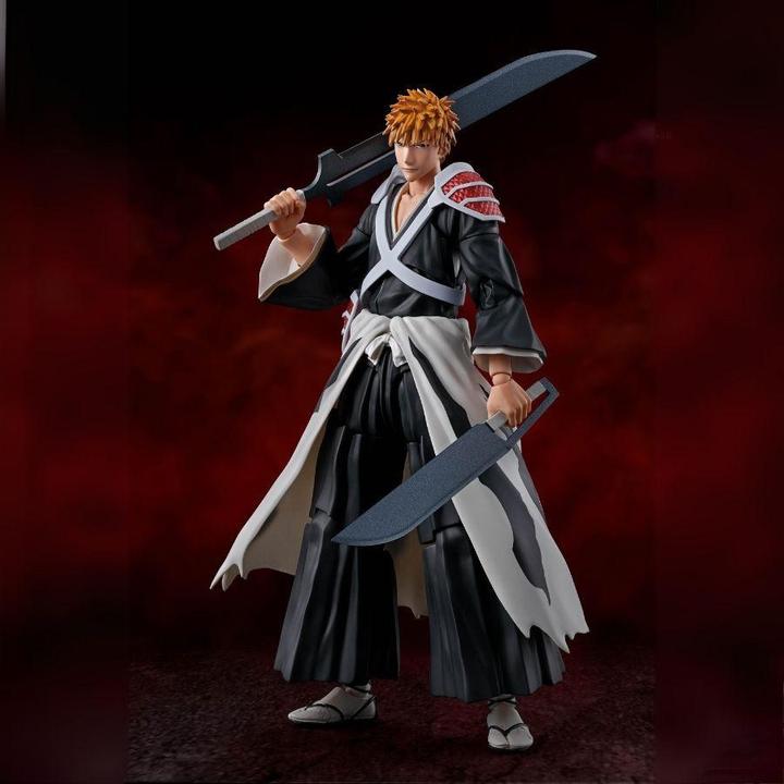 Produktbild Bandai Bleach: Thousand-Year Blood War S.H. Figuarts Actionfigur Ichigo Kurosaki Dual Zangetsu 16 cm