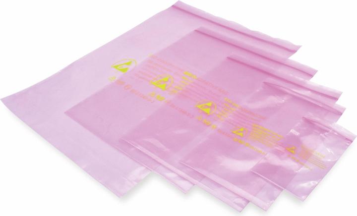 Image du produit Quadrios Sachet ESD (L x l) 250 mm x 300 mm conducteur Lettre d'identification ESD D 10 pcs. (10 pièce(s))
