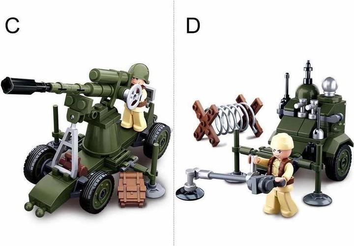 Image du produit Sluban SL95539 - WWII - Mini-kits Alliés (lot de 8)