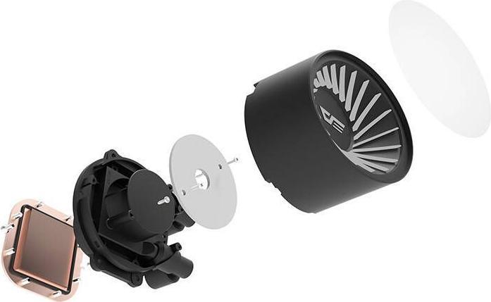 Actual product image Aigo Darkflash DCS240 CPU liquid cooling (black)