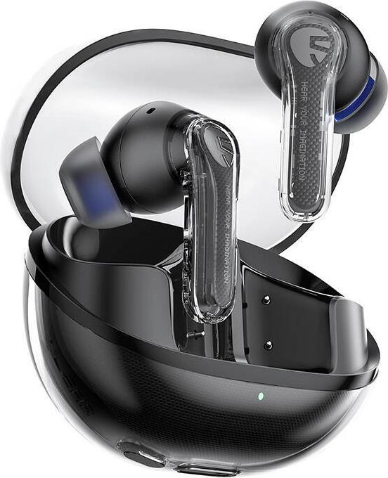 Actual product image Soundpeats Earphones Clear (black) (ANC, 7 h, Wireless)