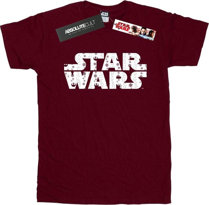 Immagine prodotto Star Wars Christmas Logo Maglietta Ampia Donna (M)