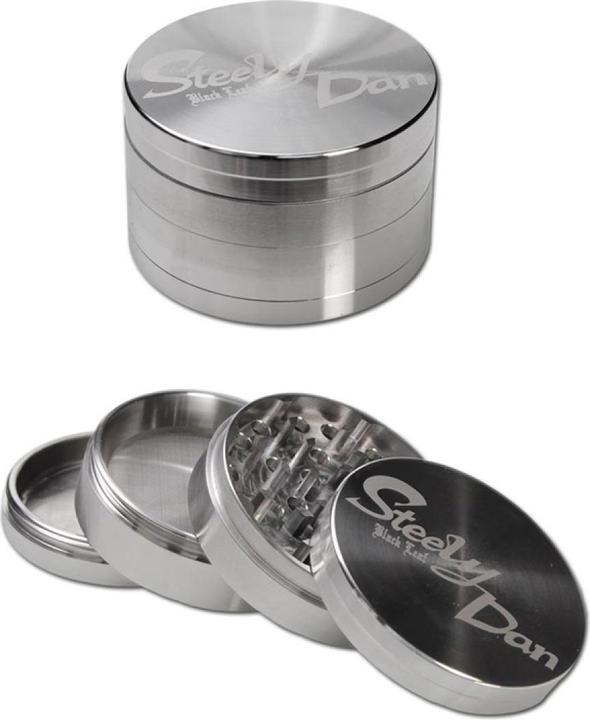 Produktbild Black Leaf Steely Dan Edelstahl Grinder 4-teilig